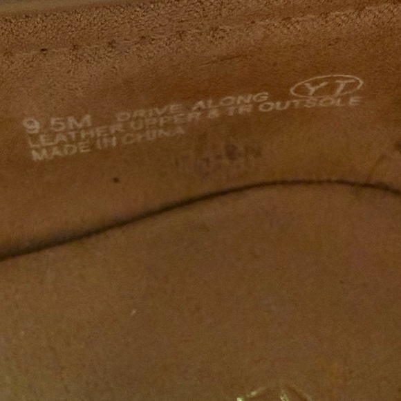 Aerosoles Drive Along Horsebit Leather Driving Loafers Ivory Beige Size 9.5 - Picture 6 of 14